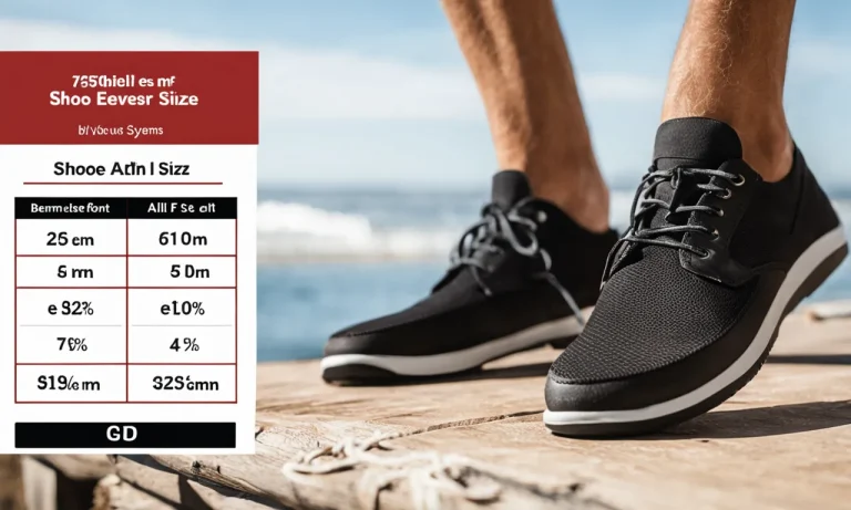 Converting 25Cm Shoe Size To Us Men’S Shoe Sizes