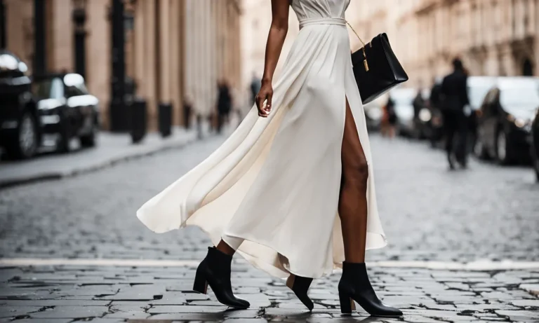 How To Wear Ankle Boots With Long Dresses