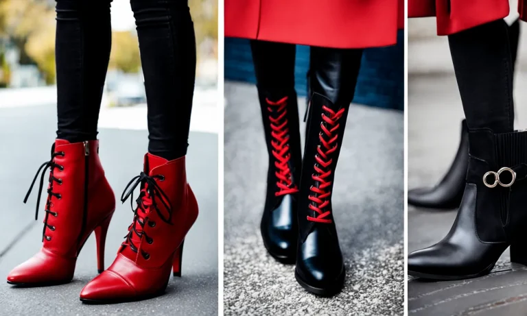 Black Boots With Red Laces: A Comprehensive Guide