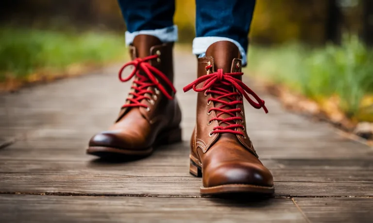 Do Brown Boots Go With Red Laces? A Complete Guide