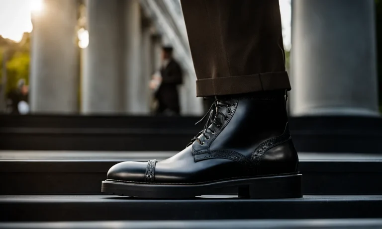 Can You Wear Combat Boots With A Suit? A Detailed Guide