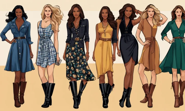 How To Wear A Dress With Black Cowboy Boots