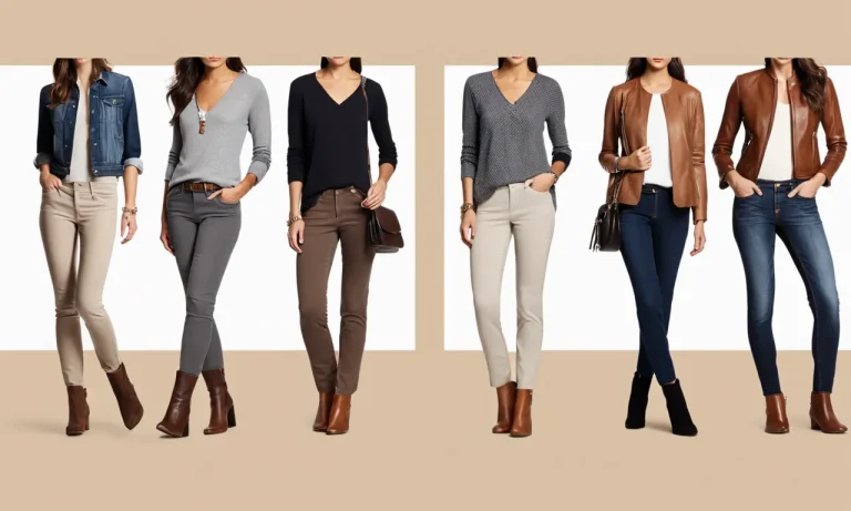 How To Wear Grey Jeans With Brown Boots