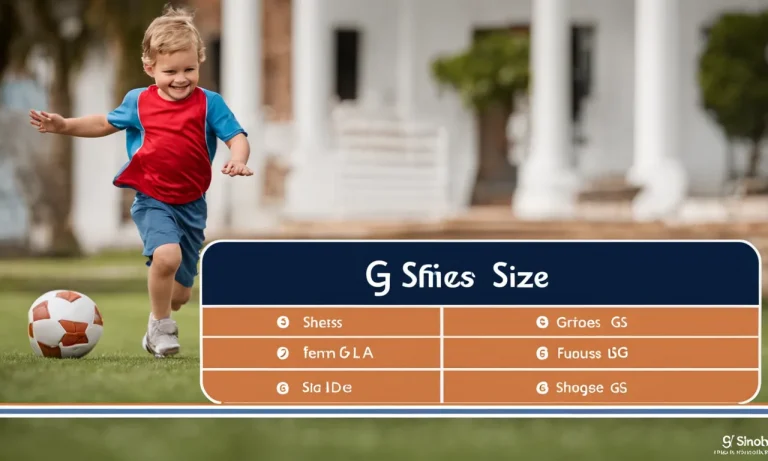 Gs Shoe Size Charts: Everything You Need To Know