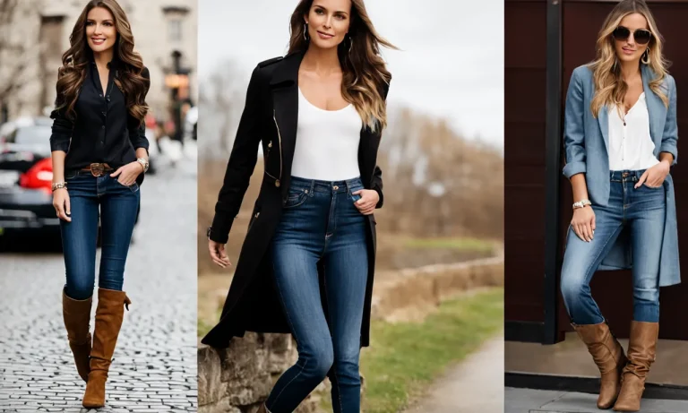 How To Style Knee High Boots With Jeans