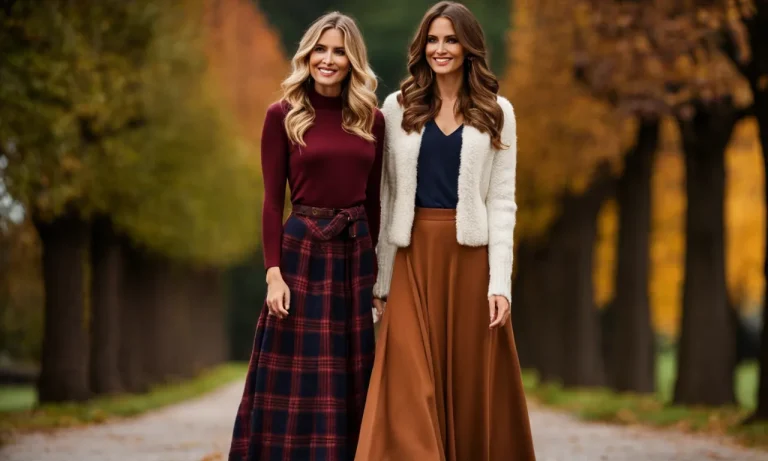 How To Style Winter Long Skirts With Boots For A Chic Look