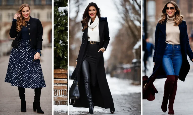 How To Style Winter Skirts And Boots For A Chic Cold-Weather Outfit